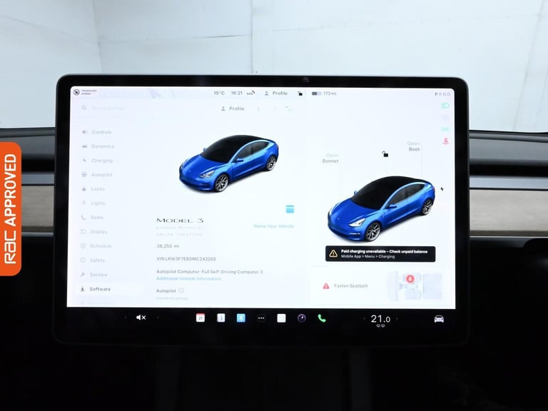 2021 Tesla Model 3 (Dual Motor) Long Range Saloon 4dr Electric Auto 4WDE (346 ps) Saloon ELECTRIC...