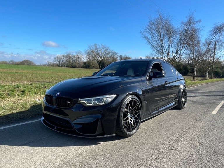 2018 (18) BMW M3 COMPETITION PACK DCT SALOON 3.0 BI TURBO + BLACK + INDIVIDUAL 
