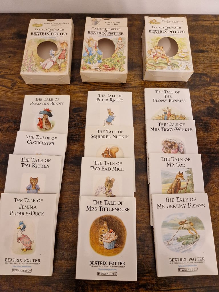 Set of 12 Beatrix Potter books
