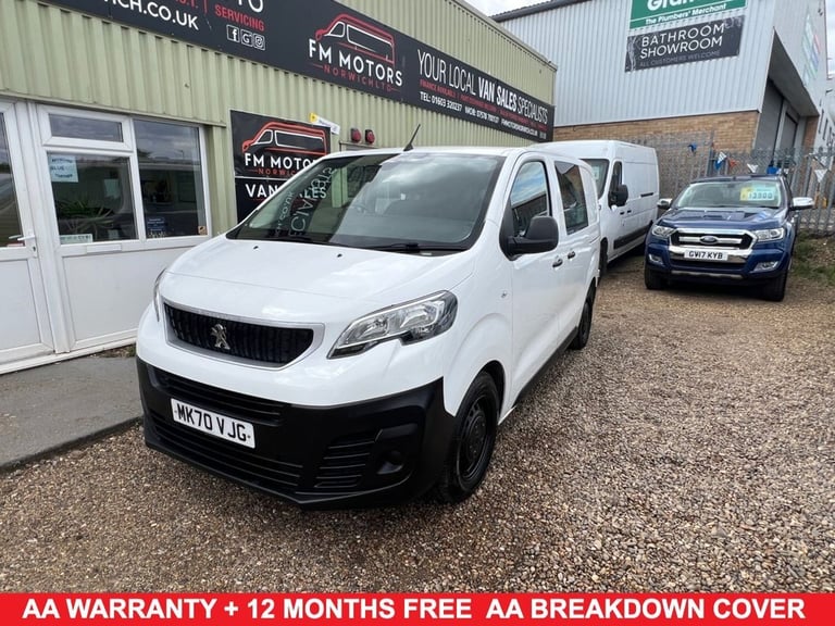 2020 70 PEUGEOT EXPERT 1.5 BLUEHDI 1000 PROFESSIONAL COMPACT PANEL VAN 6DR DIESE