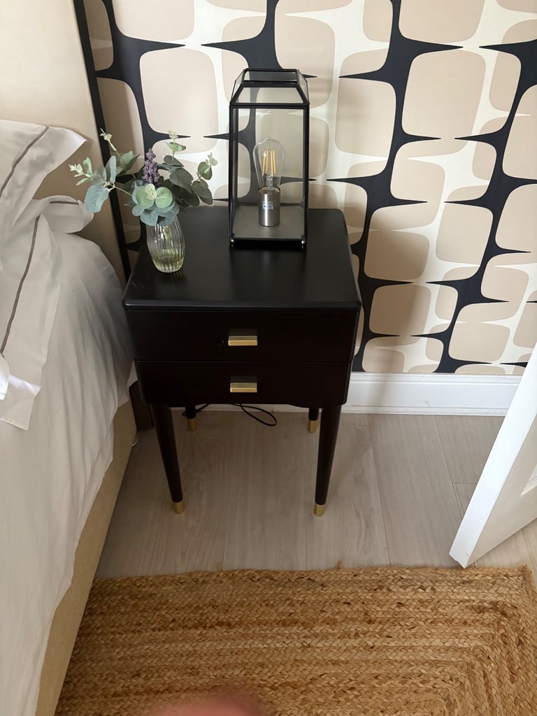Black Bedside Tables 