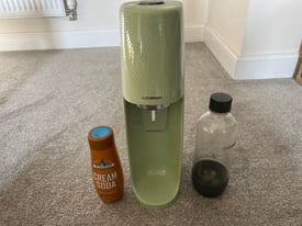 SodaStream with bottle and flavour mix. 