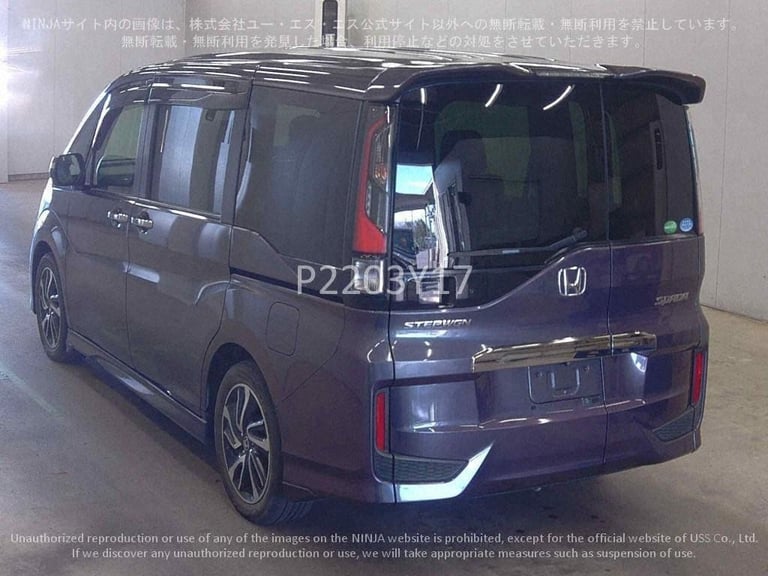 image for Honda Stepwagon RP3 1.5 automatic 8 seats japanese import purple 50k miles 2015