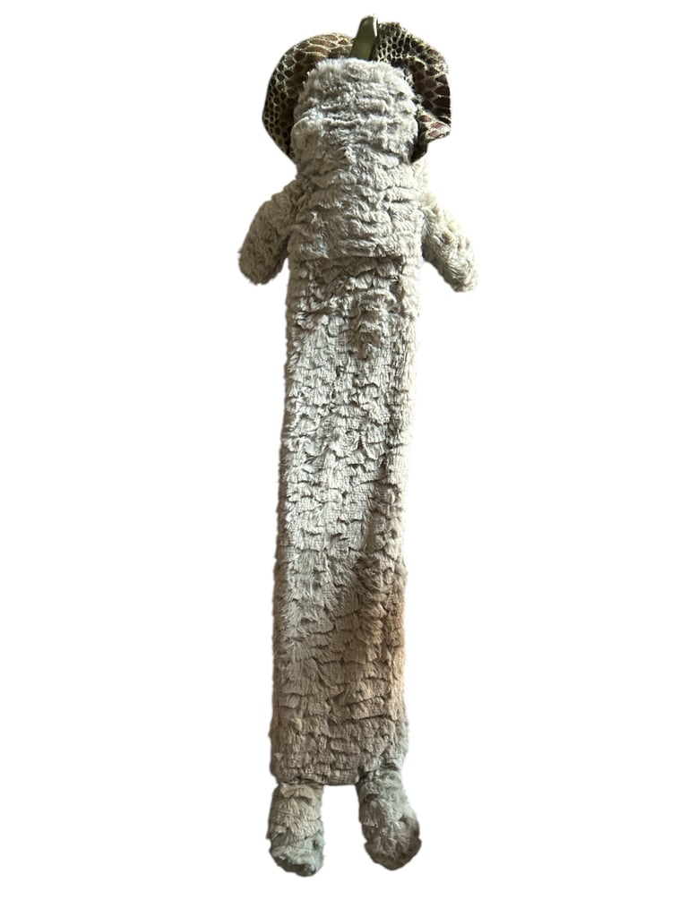 Hot Water Bottle Big Dreamers Childrens Animal Dinosaur Rhino Soft Plush 28x9”