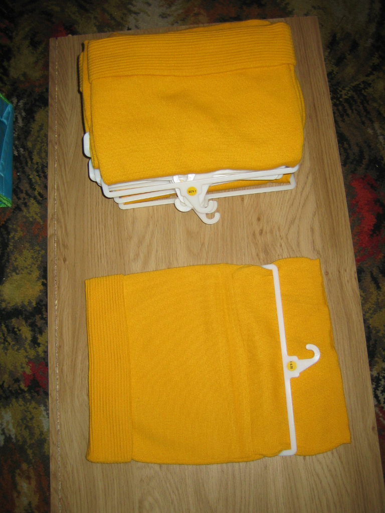 12 Ladies Snoods / Scarves  Mustard / Yellow 