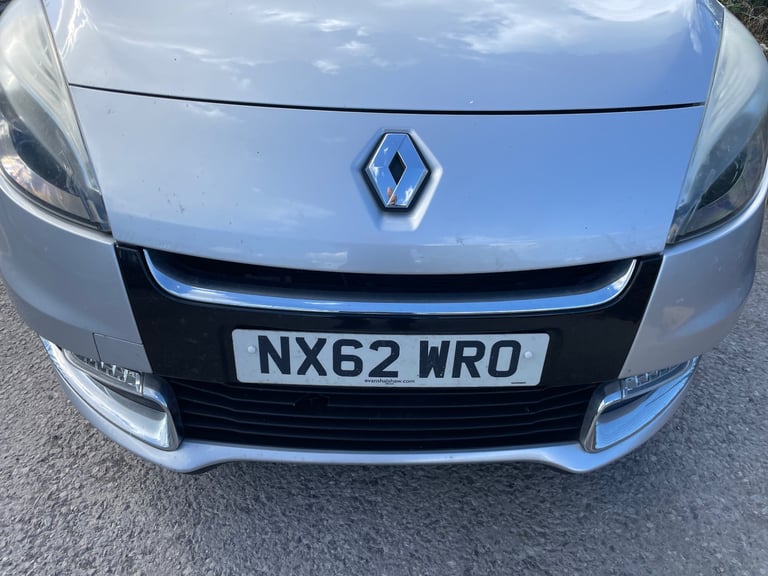 RENAULT SCENIC 1.5 DCI DYNAMIQUE TOM TOM 62 REG 5 DOOR MPV MOT DECEMBER 19TH TAX £35 60+MPG