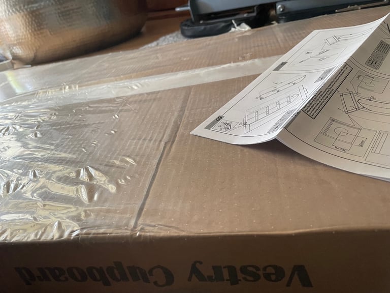 Brand new pine Vestry cupboard