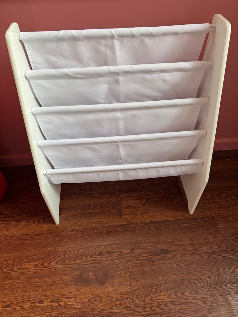 image for Dunelm kids fabric bookcase -white