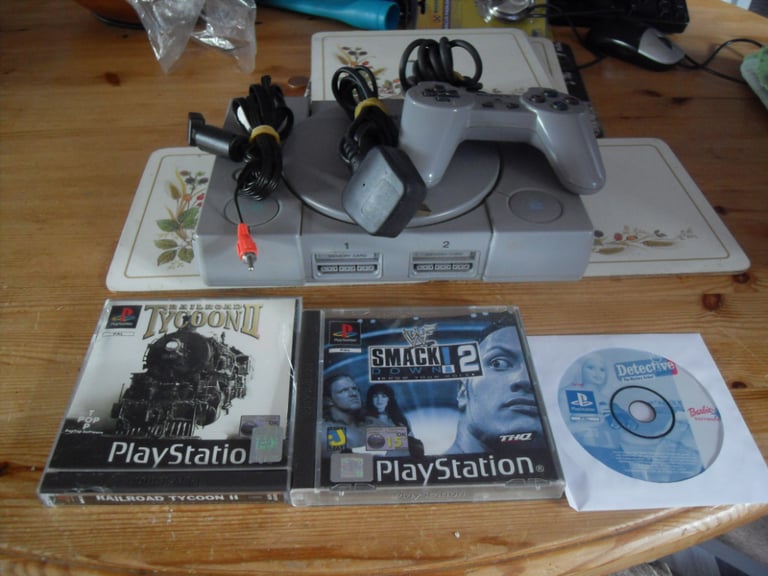 working playstation one with games
