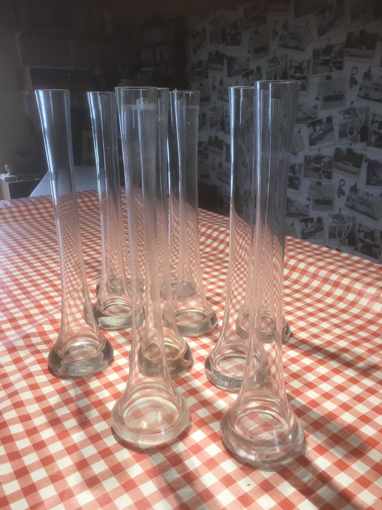 Flower vases x10