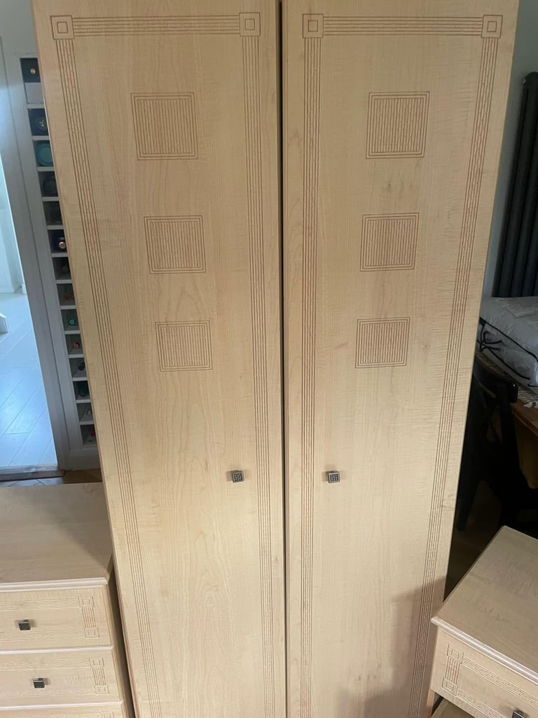 image for 2 modern door wardrobes   Only £85 a piece