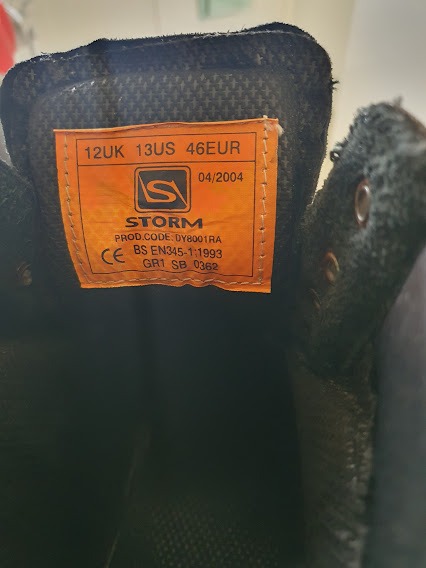 STORM STEEL TOE BOOTS