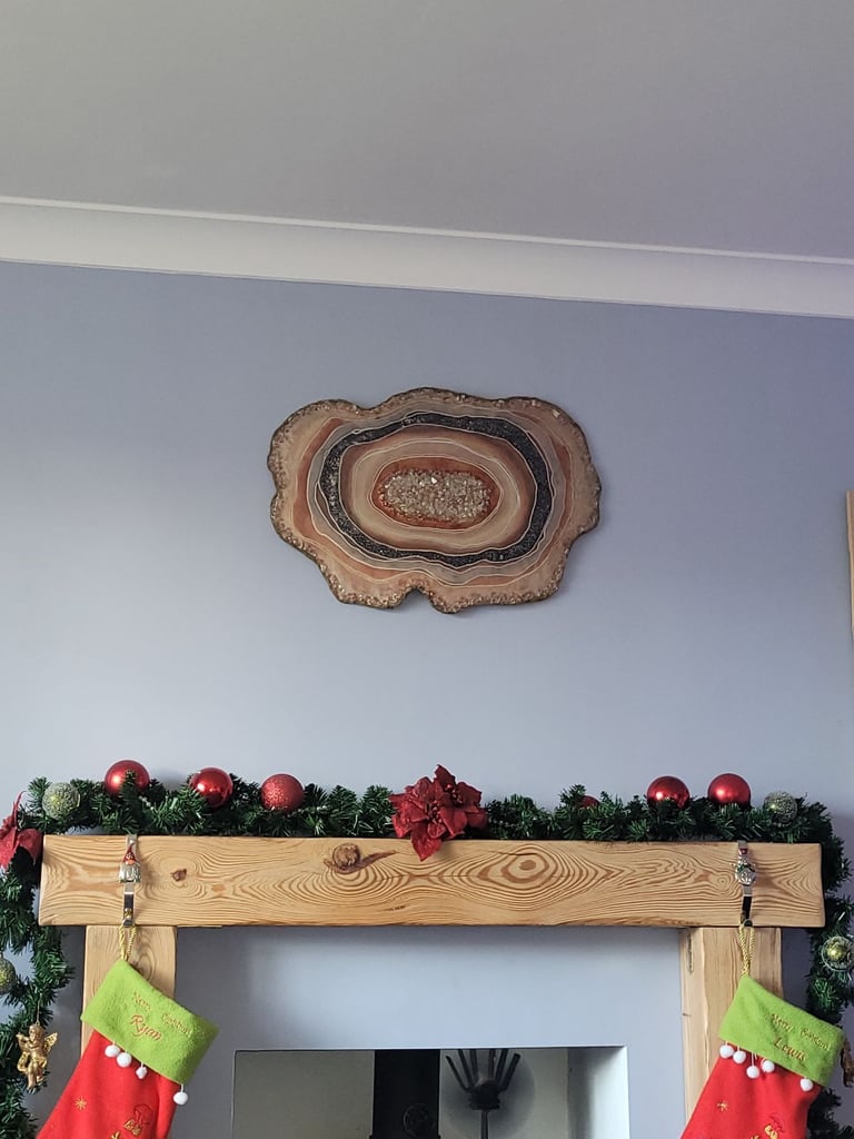 Large Geodes Geode - home made resin