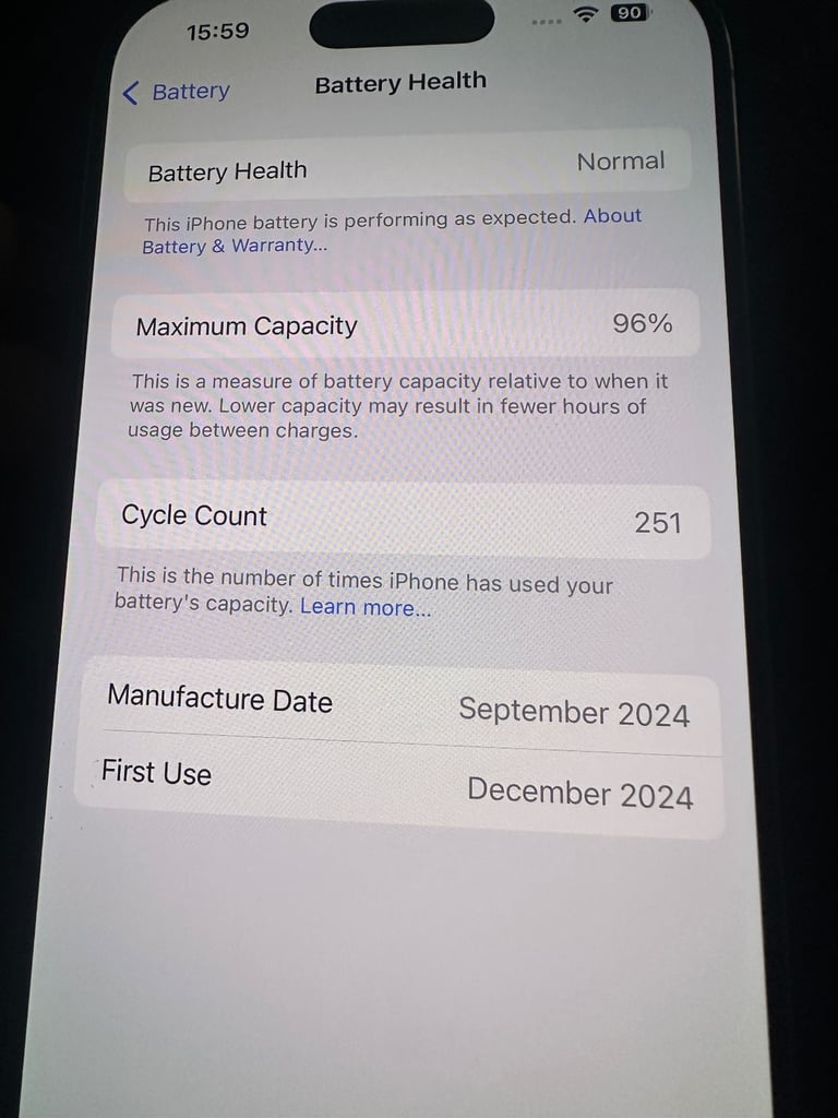 Apple iPhone 16 pro 256gb immaculate 