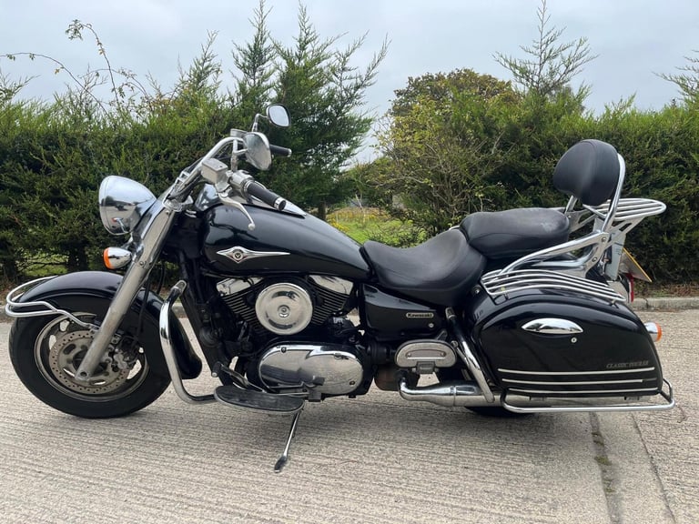 2007 07 KAWASAKI VN 1600 D6F CLASSIC TOURER CRUISER TOURING VN1600 BLACK