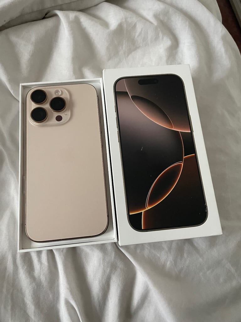 iPhone 16 pro 128gb and 256gb