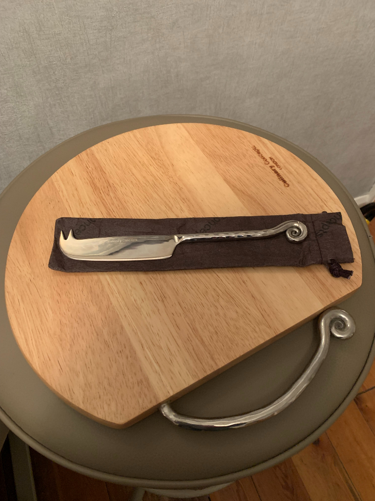 image for Culinary concepts Hammered shell Cheese knife