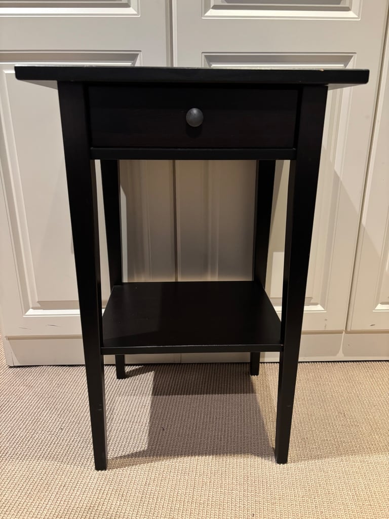 image for Tall side table with drawer