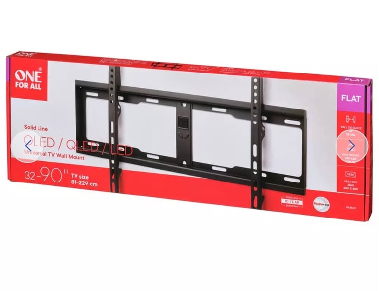 image for Tv wall bracket - used but as new back in box