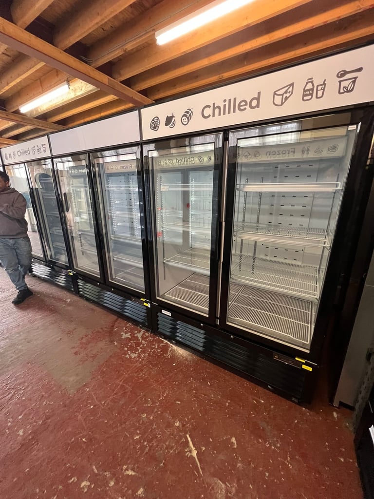 Commercial upright display fridge or freezer brand new b grade cafe shop restaurant 