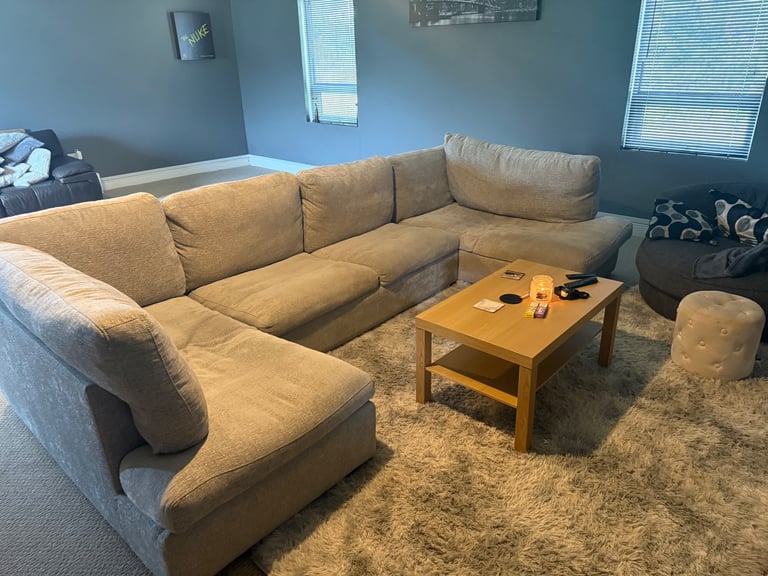 L shaped sofa