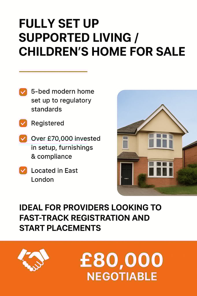 image for Fully Set Up Supported Living Business – Registered, Ready To Operate