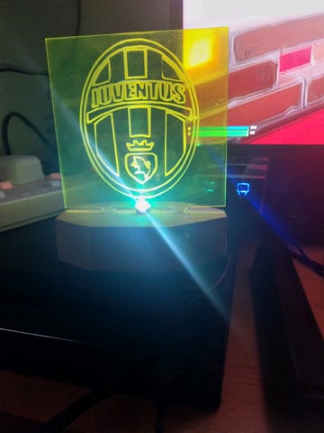 Juventus woodlight/neon led