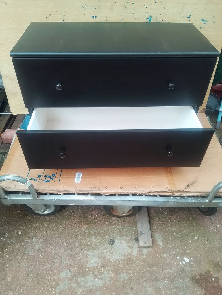 Chest of 2 big deep drawers in new condition spotlessly clean 