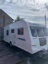 2012 Bailey Pegasus fixed island bed fitted motor mover 