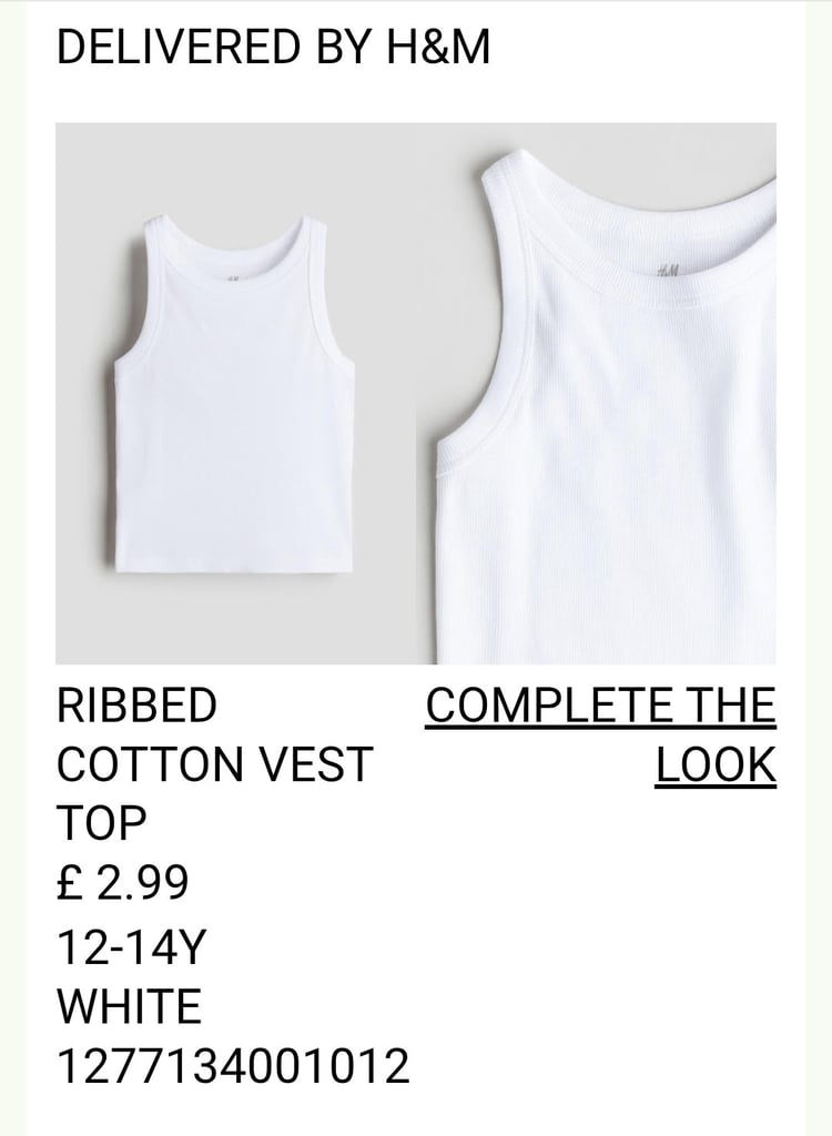 Sealed Brand New £53 H&M Kids Clothes Bundle age 12-13 RRP£53