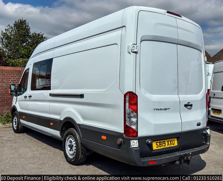 2019 Ford Transit 2.0 350 EcoBlue Trend Crew Van RWD L4 H3 Euro 6 6dr PANEL VAN Diesel Manual