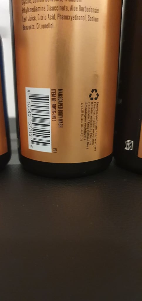 Men's Body Wash By MANSCAPED & crop preserver
