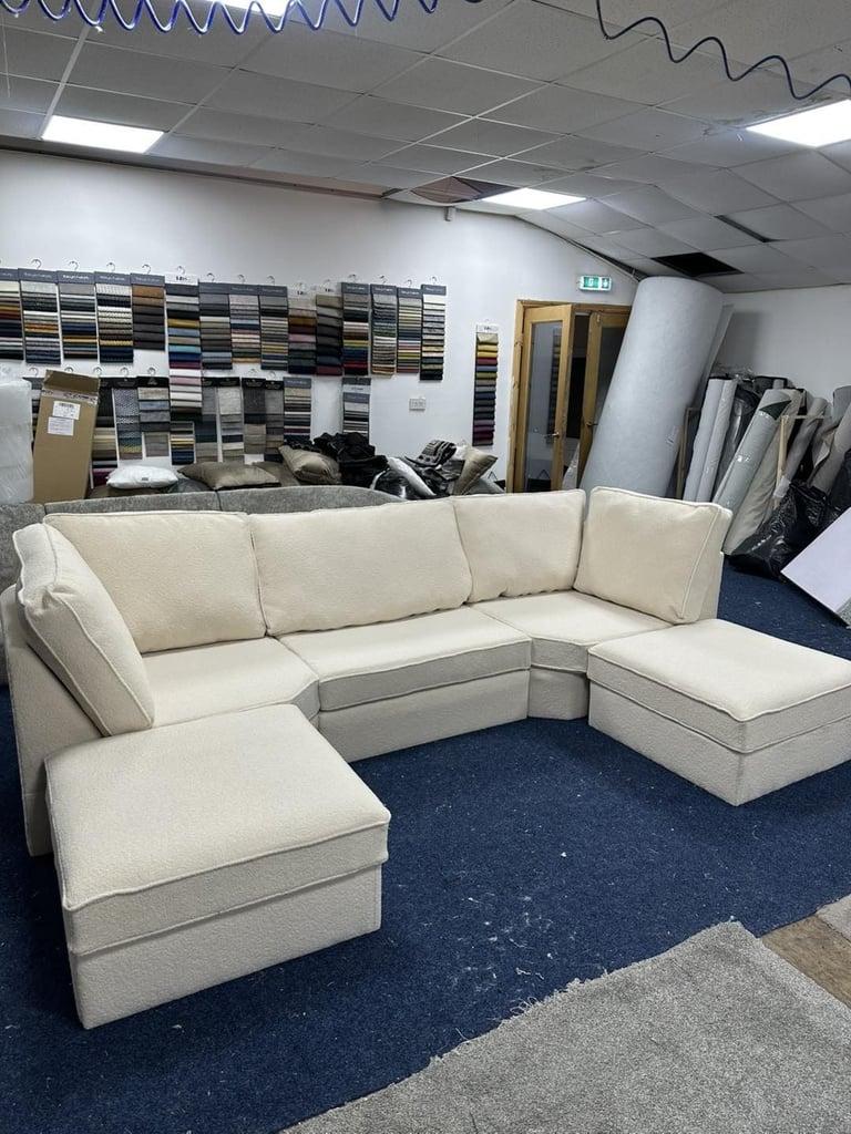 image for 🚛Big Sale❤️DYLAN U-Shape Jumbo Cord Sofa 7 Seater & Corner ❤️25% OFF😘COD🚛