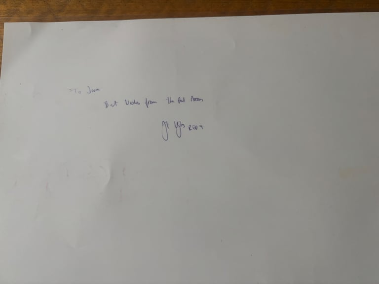 **Signed Red Arrows Squadron Print**