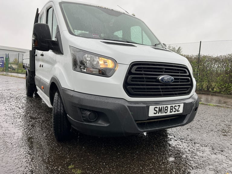 2018 Ford Transit 2.0 TDCi 130ps H2 CREWCAB 7  SEAT TIPPER   NO VAT ! Tipper Diesel Manual