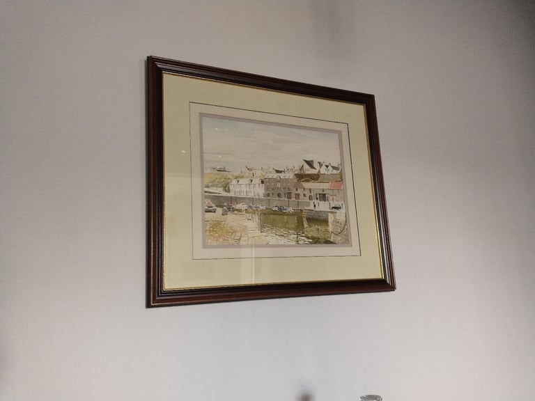 Banff Harbour painting