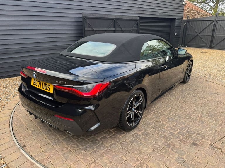 2021 BMW 4 Series 2.0 420i M Sport Convertible 2dr Petrol Auto Euro 6 (s/s) (184 ps) Convertible ...