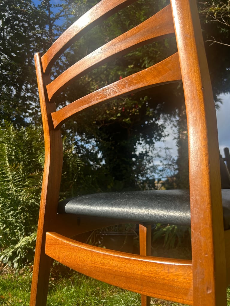 Chair midcentury retro teak vintage 