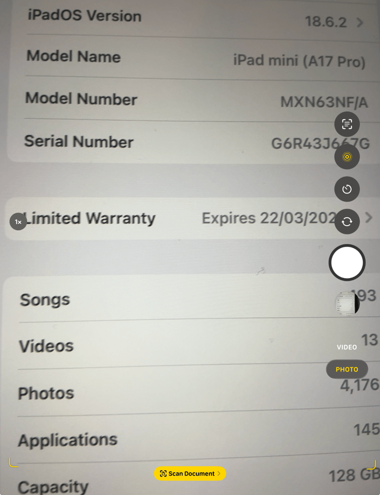 iPad mini (A17 Pro)
