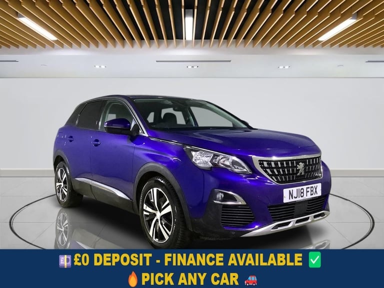 image for 2018 Peugeot 3008 1.2 PureTech Allure SUV 5dr Petrol EAT Euro 6 (s/s) (130 ps) HATCHBACK Petrol A...