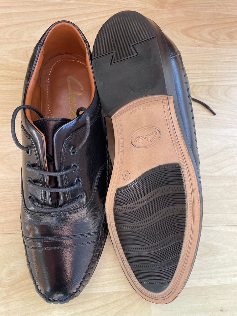 Clarks Mens Leather Lace Up Formal Shoe