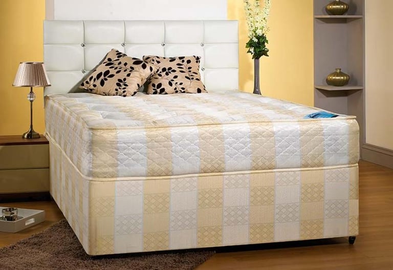 Second hand double on sale bed with mattress