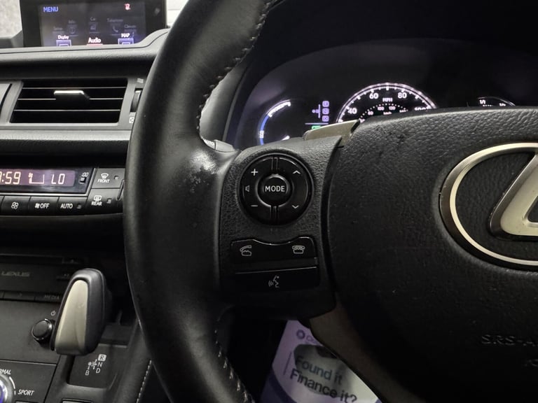 2014 Lexus CT 1.8 200h Advance CVT Euro 6 (s/s) 5dr HATCHBACK Petrol/Electric Hybrid Automatic