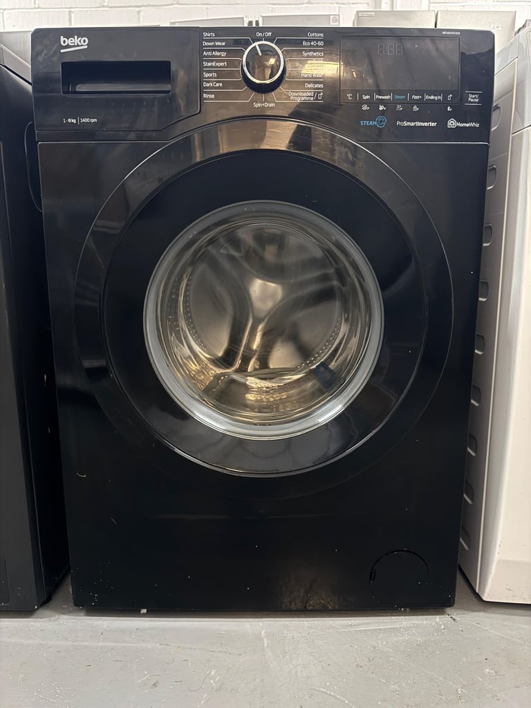 image for Beko 8kg Washing Machine – Black – Free Delivery Within 24hr