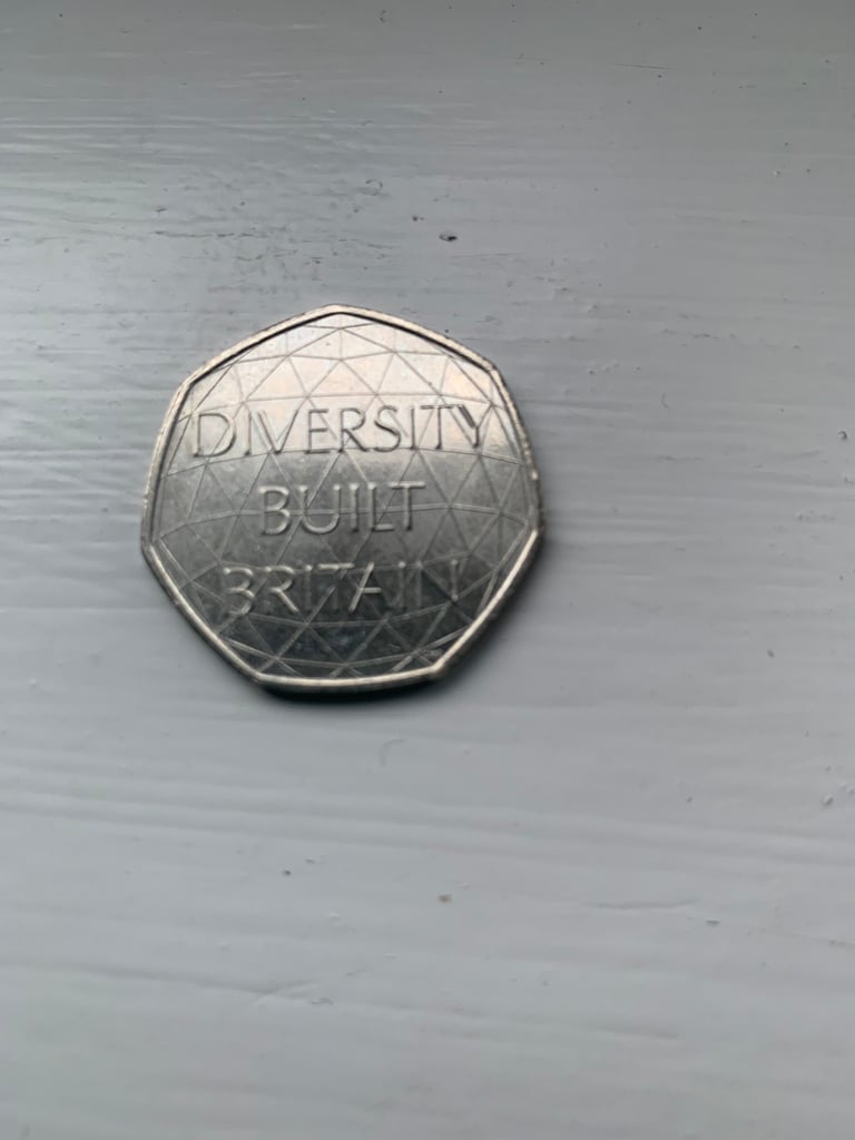 Diversity built Britain 50p coin