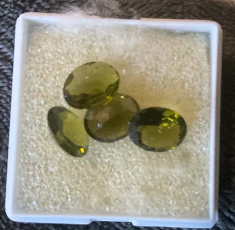 image for Peridot stones 10mm x 8mm