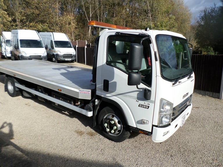 2018 ISUZU N75 190 TILT AND SLIDE RECOVERY TRUCK, ROGER DYSON BODY, REMOTE WINCH