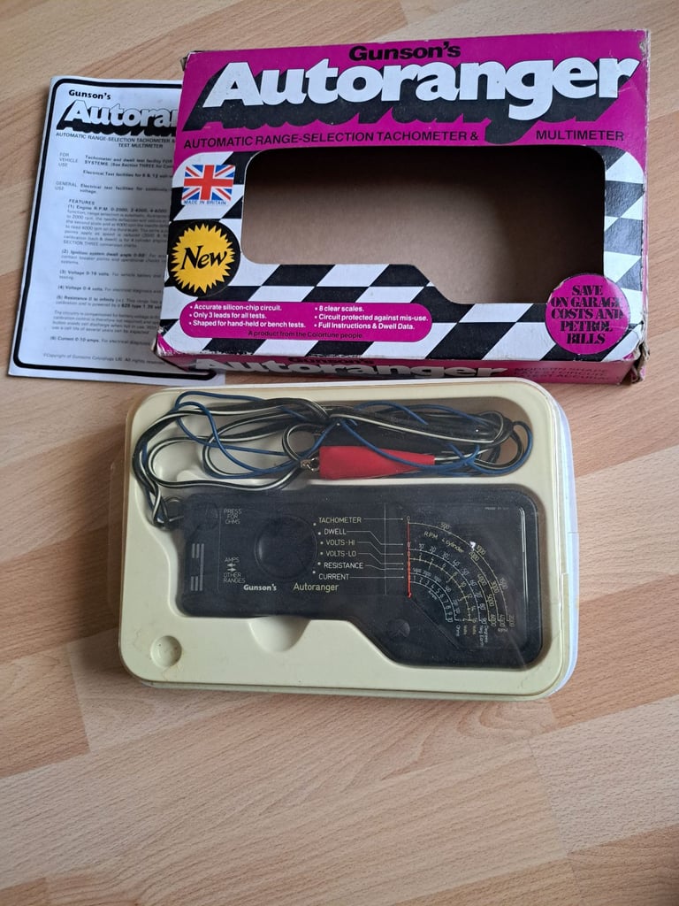 image for Automatic selection tachometer and multimeter