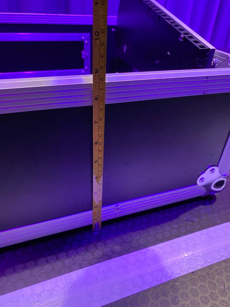 Citronic CASE 8:2 - 19" Combo Flightcase 2U+ 8U