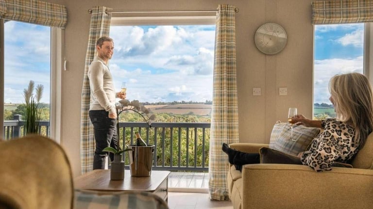 Omar Westfield in Medbourne  - Lodge / Caravan 